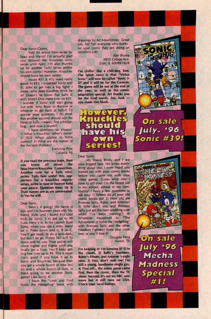 Sonic - Archie Adventure Series September 1996 Page 27